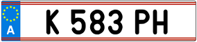 Truck License Plate
